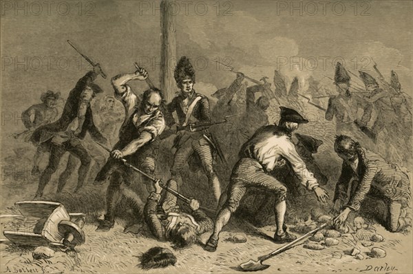 Defence of the Liberty Pole in New York', (1877).