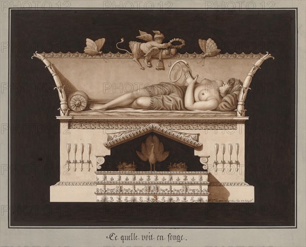 Ce quelle voit en songe, ca 1794.