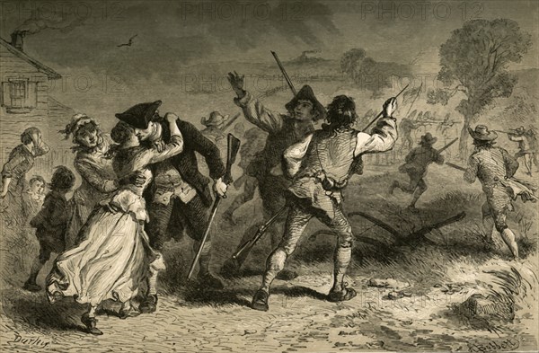 Concord - The First Blow for Liberty', (1877).