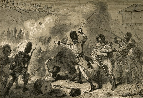 The British Repulsed at Fort Stephenson', (1878).