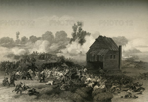 Battle of Long Island', (1877).