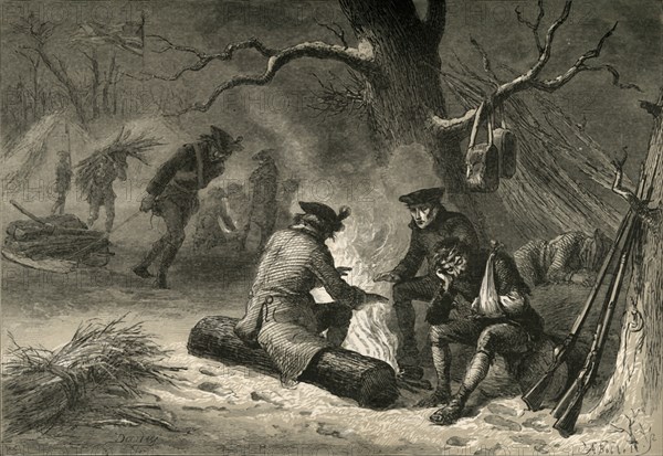 The American Troops at Valley Forge', 1877.