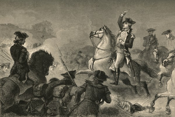 Washington at Monmouth', (1877).