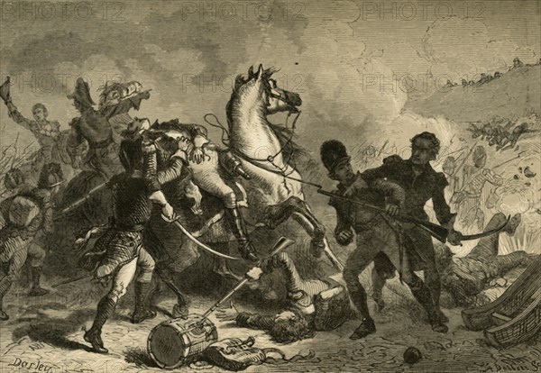 Battle of New Orleans - Death of General Pakenham', (1878).
