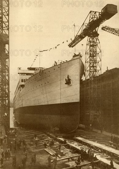 Motor Liner "Carnarvon Castle", c1930.