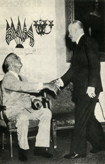 President Benes visits F. D. Roosevelt in 1942', (1947).