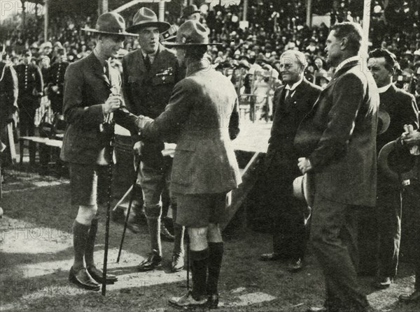 At the Parade of Boy Scouts and Girl Guides, Adelaide, Australia, 1927', 1937.