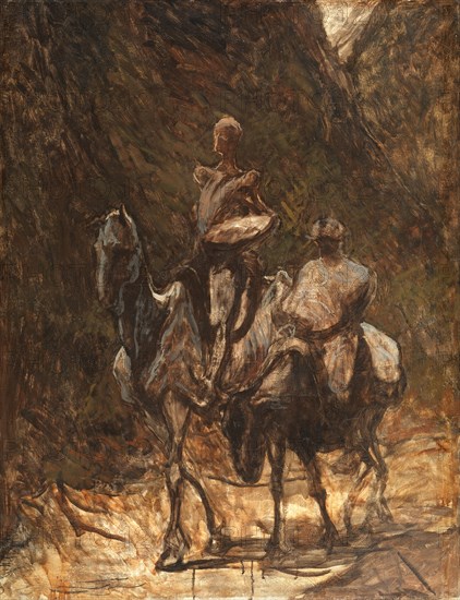 Don Quixote and Sancho Panza, 1868-1870.