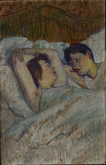 Au lit, 1892.