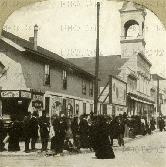 Ferry landing from Oakland', 1906.