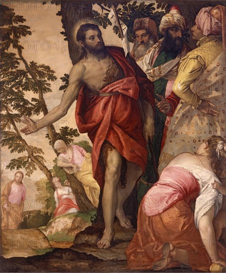 Saint John the Baptist Preaching , ca 1562.