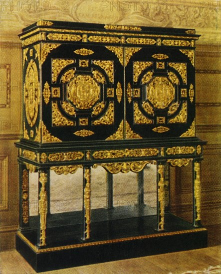 Flemish Cabinet of Ebony with Gilt Mounts', 1938.