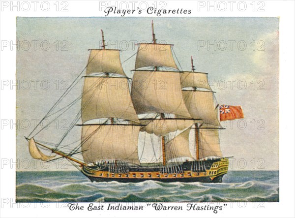 The East Indiaman "Warren Hastings", 1936.