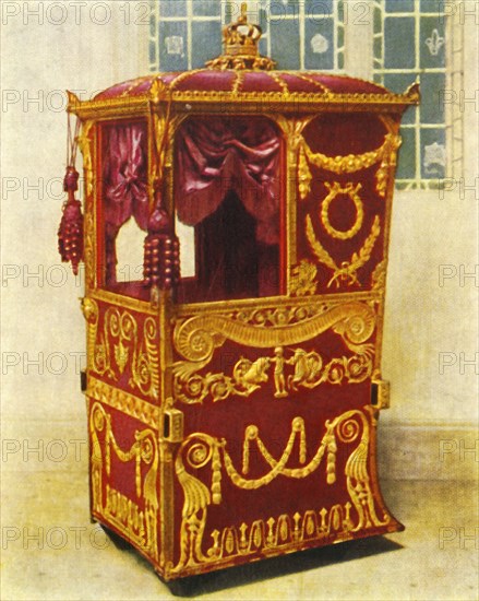 Queen Charlotte's Sedan Chair', 1938.