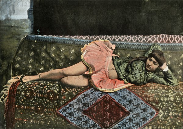 Persane Dans Le Harem', (Persian in the Harem), 1900.