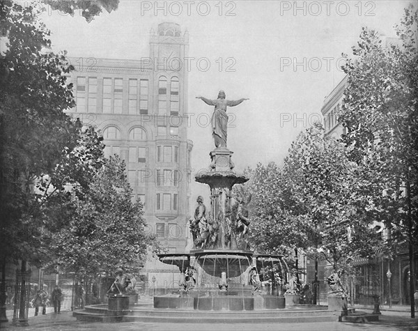 Fountain Square, Cincinnati, Ohio', c1897.