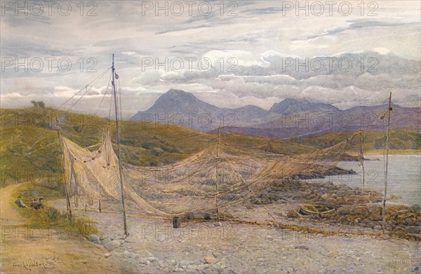 Salmon Nets, Gairloch, Ross-Shire', 1860-1906, (1906).