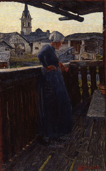 On the balcony, 1892.