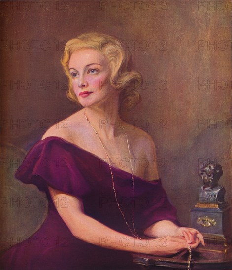 Portrait of Madeleine Carroll', 1935, (1936).