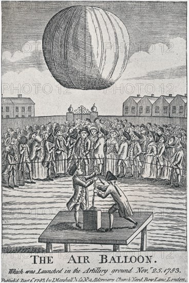 The Air Balloon', 1783, (1920).