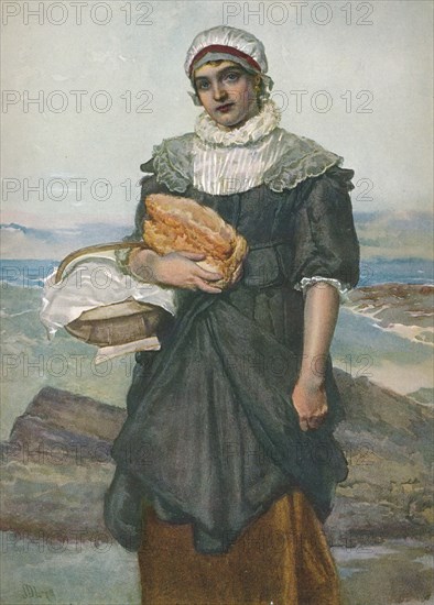 A French Fisher Girl', c1890, (1906).