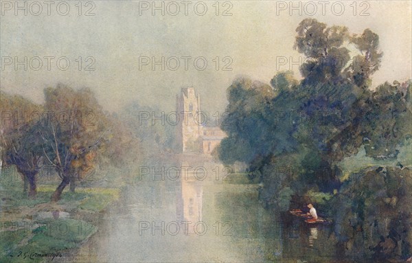Morning Mists, Hemingford Grey', 1906.