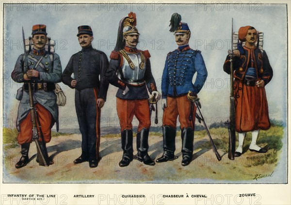 Types of the French Army', 1919.