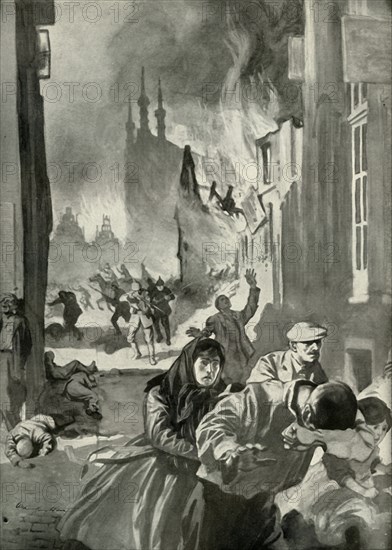 The Sack of Louvain', (1919).
