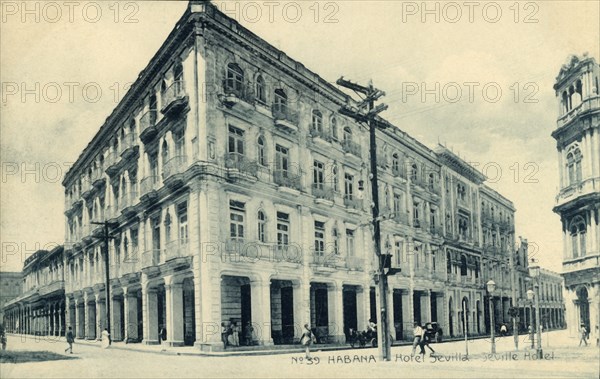 Habana. Hotel Sevilla. Seville Hotel', c1910s.