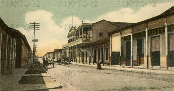 Guantanamo - Calle Calixto Garcia', 1907.