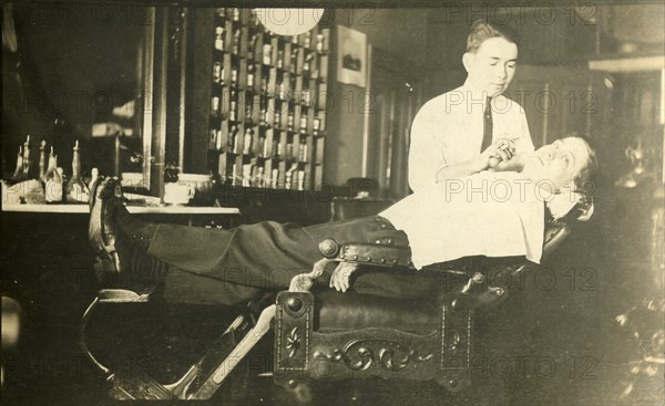 Cuban Barber', c1930s.