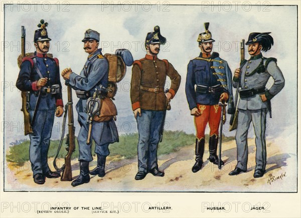 Types of the Austro-Hungarian Army', 1919.