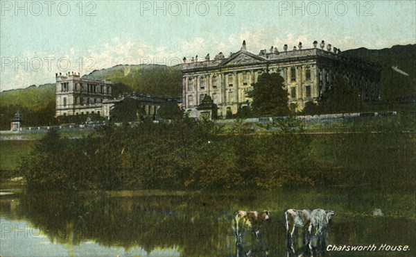 Chatsworth House', late 19th-early 20th century.