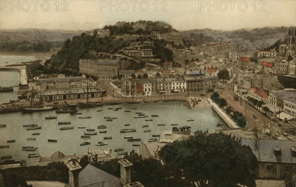 Torquay from Vane Hill', 1930.