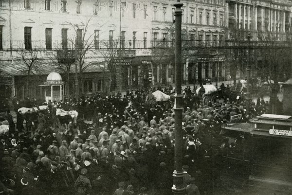 German Prisoners in Warsaw', (1919).