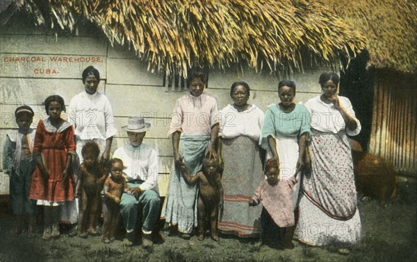 Charcoal Warehouse, Cuba', 1911.