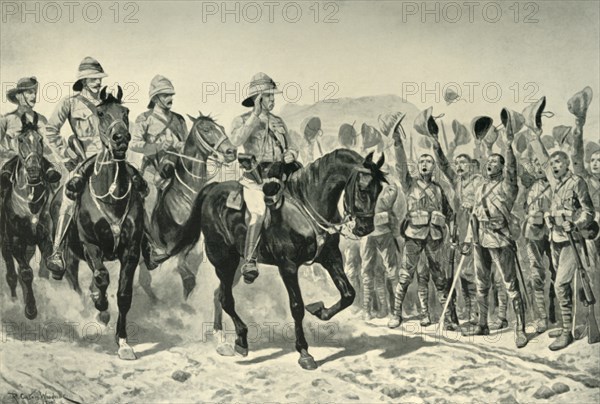 Lord Roberts Cheered By the Troops on his Arrival at Wonder RIver', (1901).