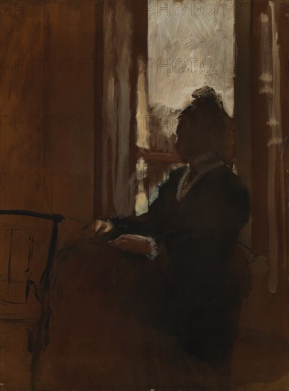 Woman at the window, 1871-1872.