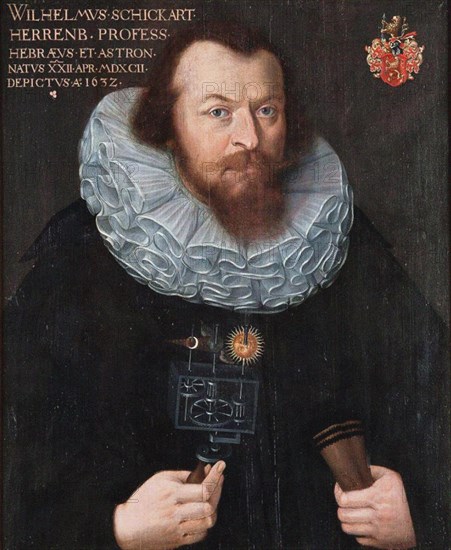 Portrait of Wilhelm Schickard (1592-1635), 1632.