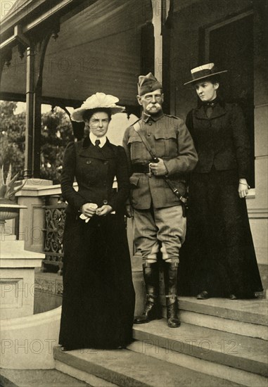 Lord Roberts and his Daughters at Pretoria', 1900, (1901).