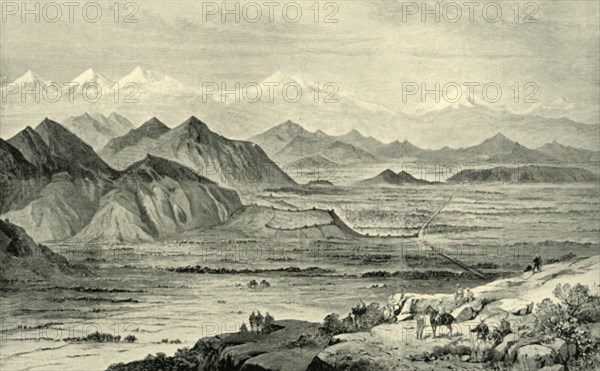 Kabul, Looking North from the Hill above the British Camp at Beni Hissar, October 8, 1879', (1901).