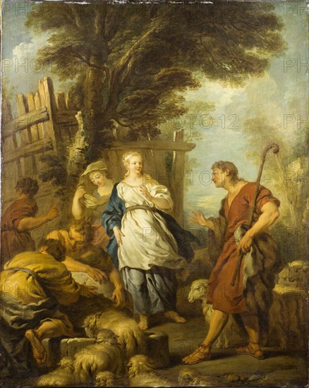 Jacob Meeting Rachel at the Well, ca 1720.