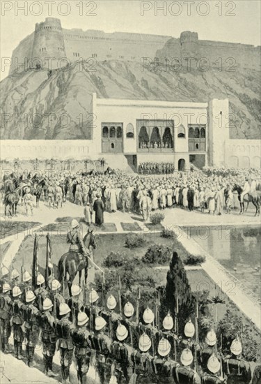 General Roberts Reading His Proclamation at Kabul, October 12, 1879', (1901).