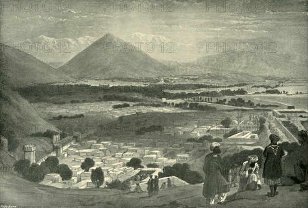 The Bala Hissar and City of Kabul from the Upper Part of the Citadel', c1842, (1901).