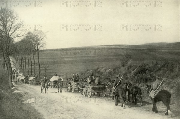 On the Way to the Trenches', (1919).