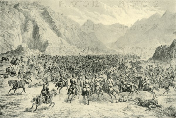 Charge of Punjab Cavalry in the Second Action Near Charasia, on 24th April 1880', (1901).