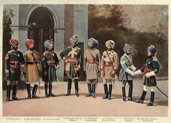 Types of Indian Cavalry', 1901.