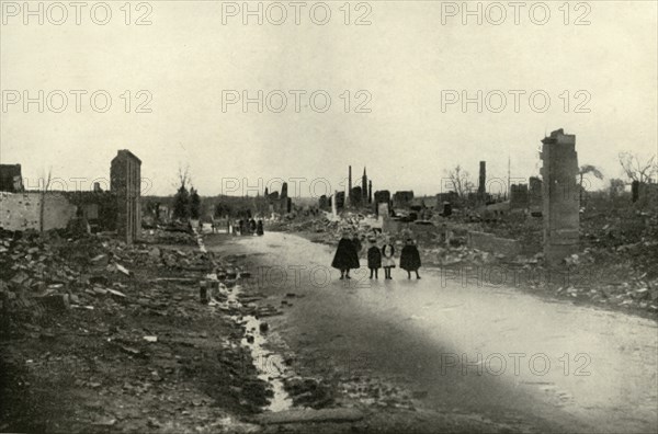 All That Remains of Sermaize', (1919).