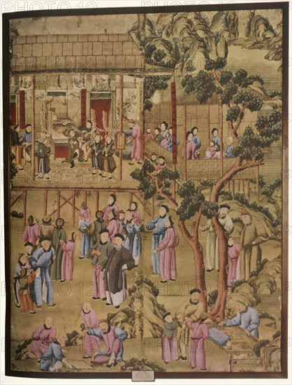 18th-Century Chinese Wallpaper in the Style of the Ching Dynasty', (1934).