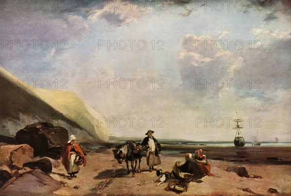 Fisherfolk on the Coast of Normandy, France', c1824, (1934).